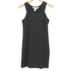 Max Studios Sleeveless Bodycon Dress Size S Heather Black Stretchy Material